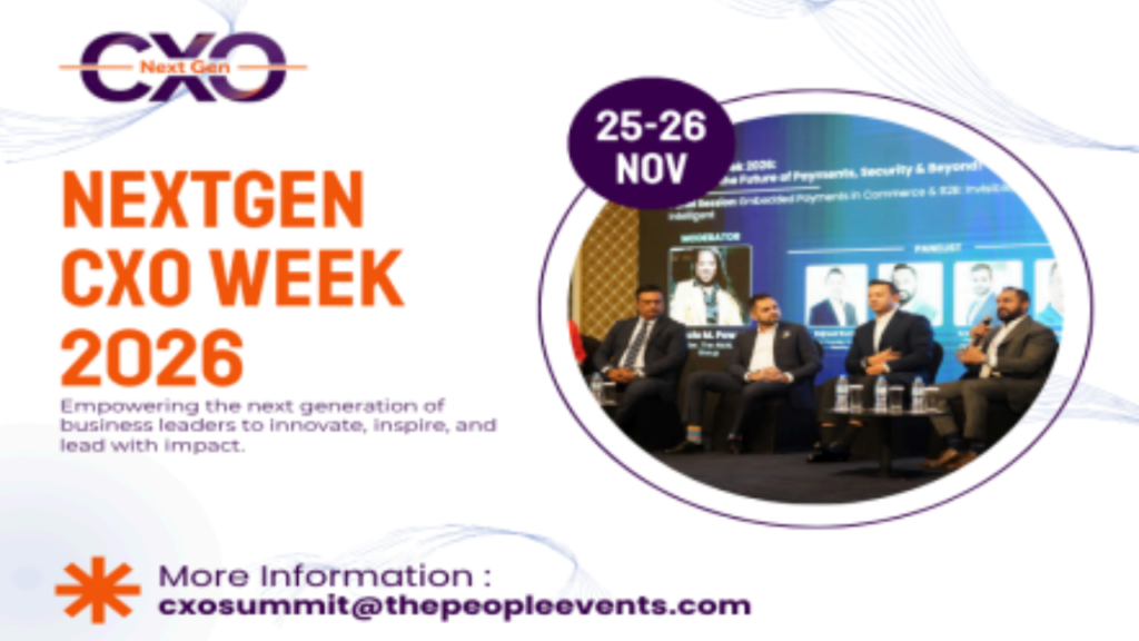 Next Gen CXO Week Awards & Summit Bangkok 2026 — Bringing Together Global Leaders Driving Business Transformation Next Gen CXO Week